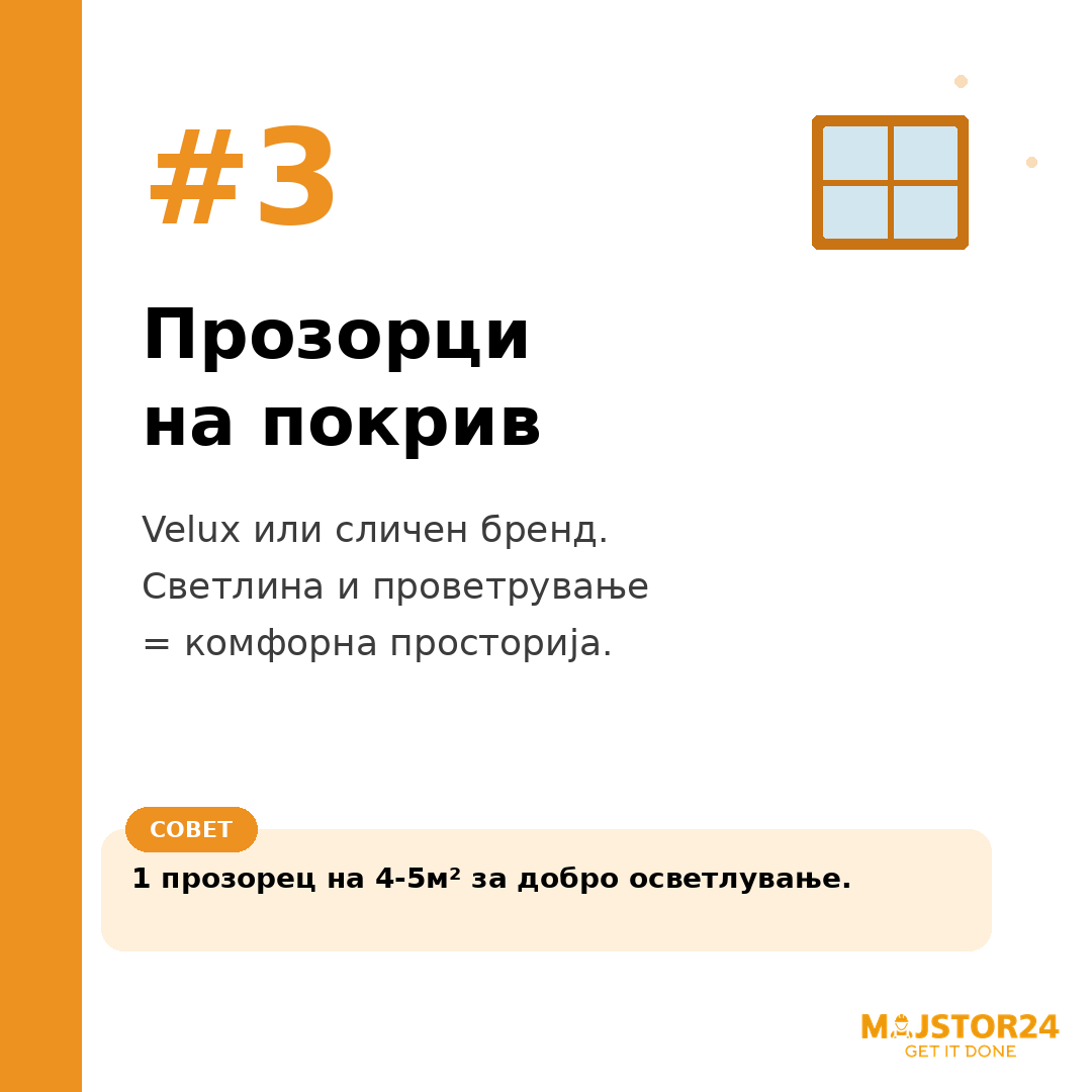Сакаш дополнителна просторија — мансарда? - слика 4