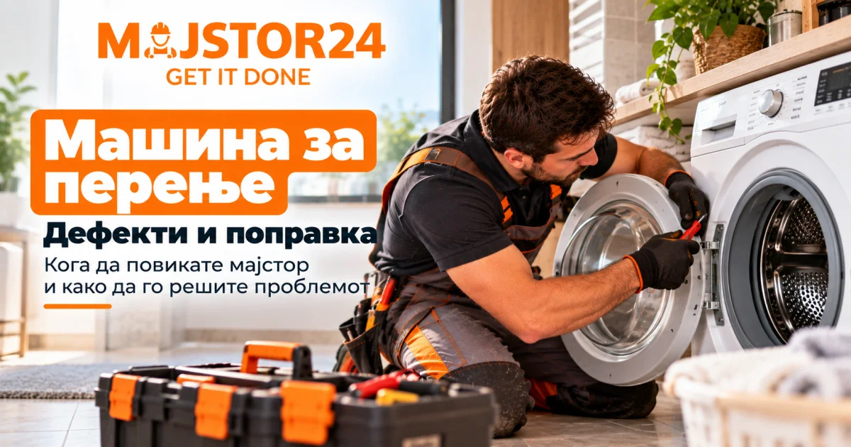 Мајстор за машина за перење – чести дефекти и кога вреди поправка